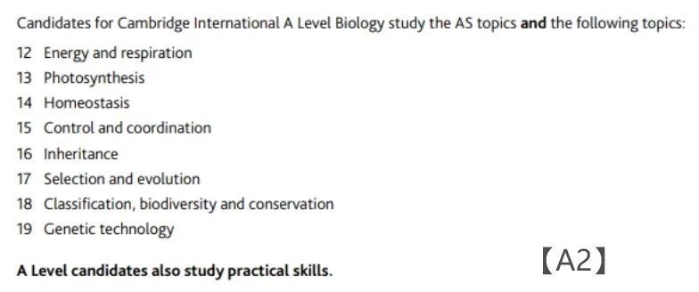 IB/AP/A-level 生物学科，一文带你剖析考试考什么！