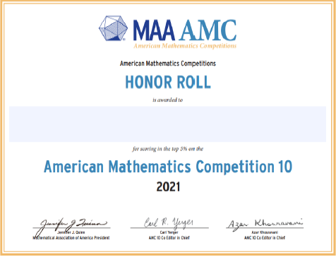 AMC10竞赛考多少可以拿奖？AMC10竞赛奖项解读！