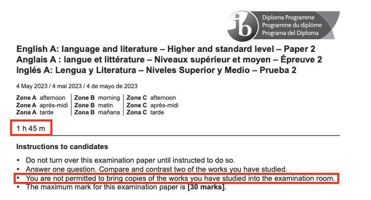 IB 英语 A Paper 1、Paper 2 考什么？高分要求是什么？